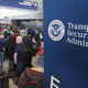 Look at the anxiety-inducing lines of TSA screening! The horror!